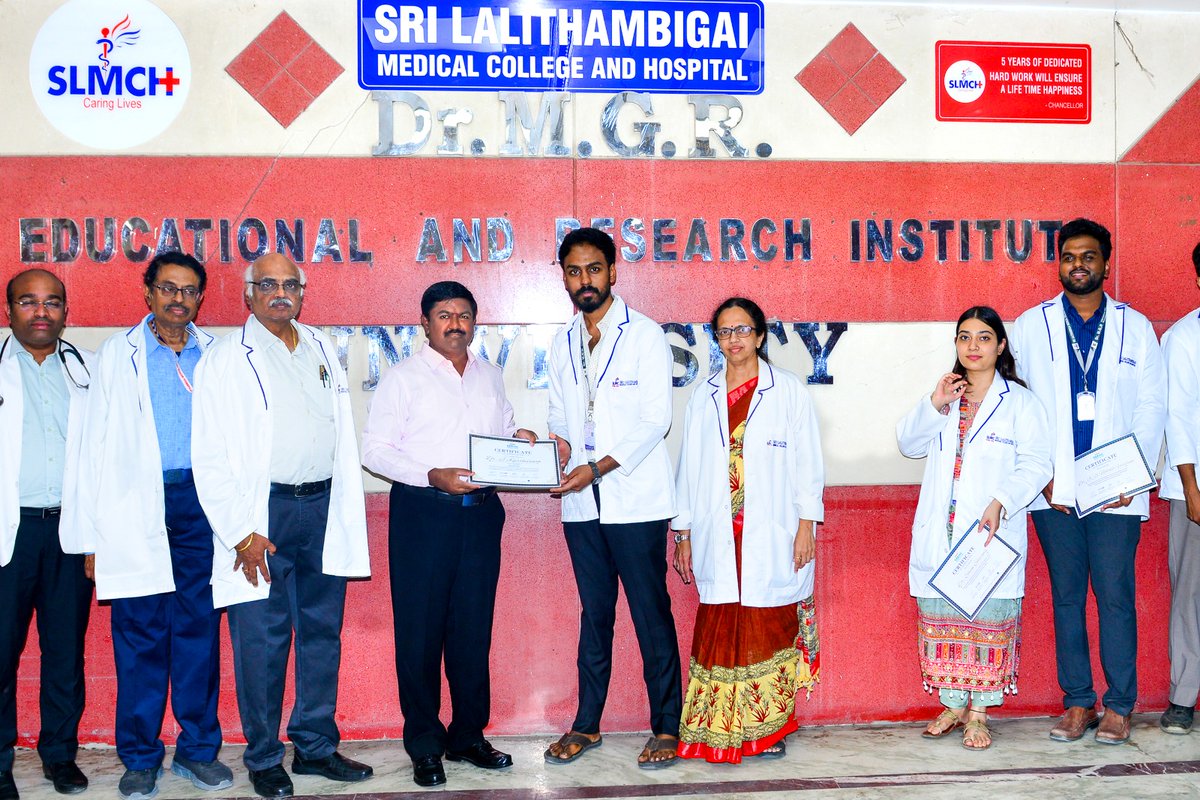 AcsArunkumar's tweet photo. Pleased to appreciate the remarkable achievements of the Department of Dermatology, SLMCH, at DermaMeDeCon 2026, Dubai. Our postgraduate students brought laurels to the institution by securing top honors in the Free Paper and E-Poster categories. https://t.co/2U0enPMHaS