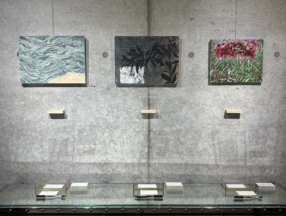 gallery_fu's tweet photo. 阿部エリカ　mare   田口静来トライアングル展｜mirror

本日（6/3）より始まりました。

台風の影響もありますので、
ご無理のないようにお願いいたします。

6/3（水）-6/14（日）
12:00-19:00 日17:00まで 月・火休廊
ーーーー
gallery fu
横浜市中区石川町1-31-9
phone:070-6429-8597
ーーーー https://t.co/jQdugvv1yI