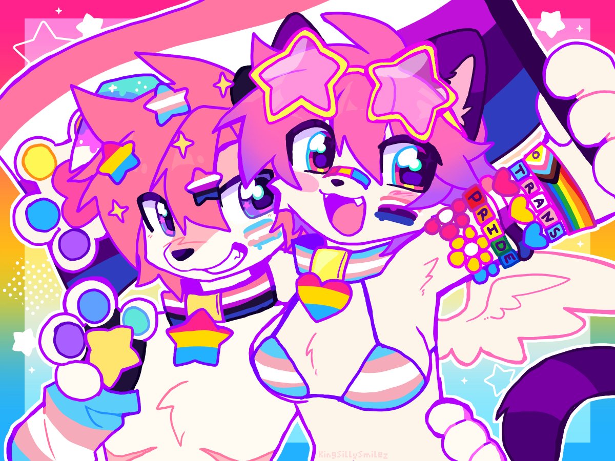 kingsillysmilez's tweet photo. Happy Pride Month !! https://t.co/qeJ3uS91eX