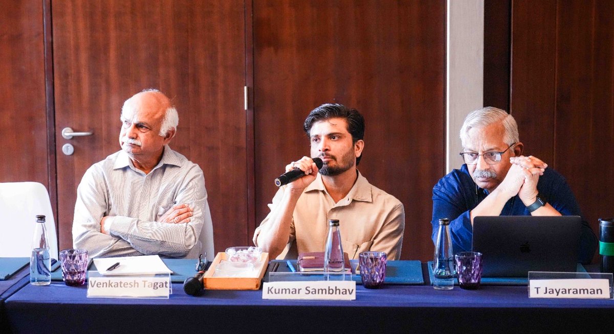 _NutGraph's tweet photo. Our Founder &amp; CEO, @Kum_Sambhav was part of an important roundtable hosted by @CSTEP_India in Bengaluru on SAFARI-DHARTI, one of India’s first integrated and participatory Land-Water-Energy-Food Systems models. https://t.co/rFEolYbehO