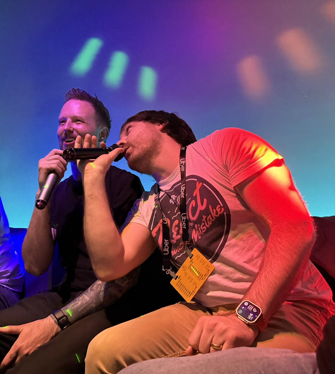 CascadiaJS's tweet photo. We ended CascadiaJS 2026 with karaoke because... that's just the way we do shit 🎤😈🌲 https://t.co/3dzbsym0xB