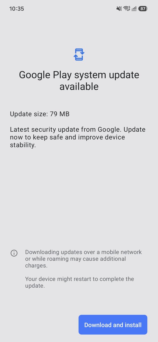 MantuKumar24's tweet photo. 🚨 Galaxy S25, S24 & FE users!
The May 2026 Google Play System Update is now rolling out 📲✨
Head to:
⚙️ Settings > Security & Privacy > Updates > Google Play System Update
Check now and let us know if you've received it! 👀🔥
#GalaxyS25 #GalaxyS24 #GalaxyFE #Samsung https://t.co/okbozrCe1U