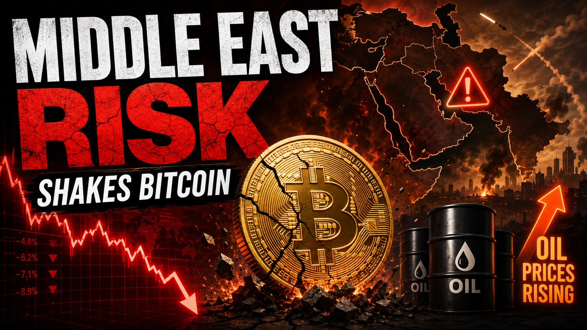 TrueZenLab's tweet photo. Middle East risk is shaking Bitcoin again.

Oil is rising.

Rate-cut hopes are weakening.

Risk assets are under pressure.

But Bitcoin reacting to geopolitics is not only bearish.

It shows Bitcoin is now part of the global macro market.

When war risk eases and liquidity returns, Bitcoin may be one of the first assets to respond.

The world is no longer ignoring Bitcoin.

It is pricing it.

#CryptoNews #Blockchain #DigitalAssets #Onchain