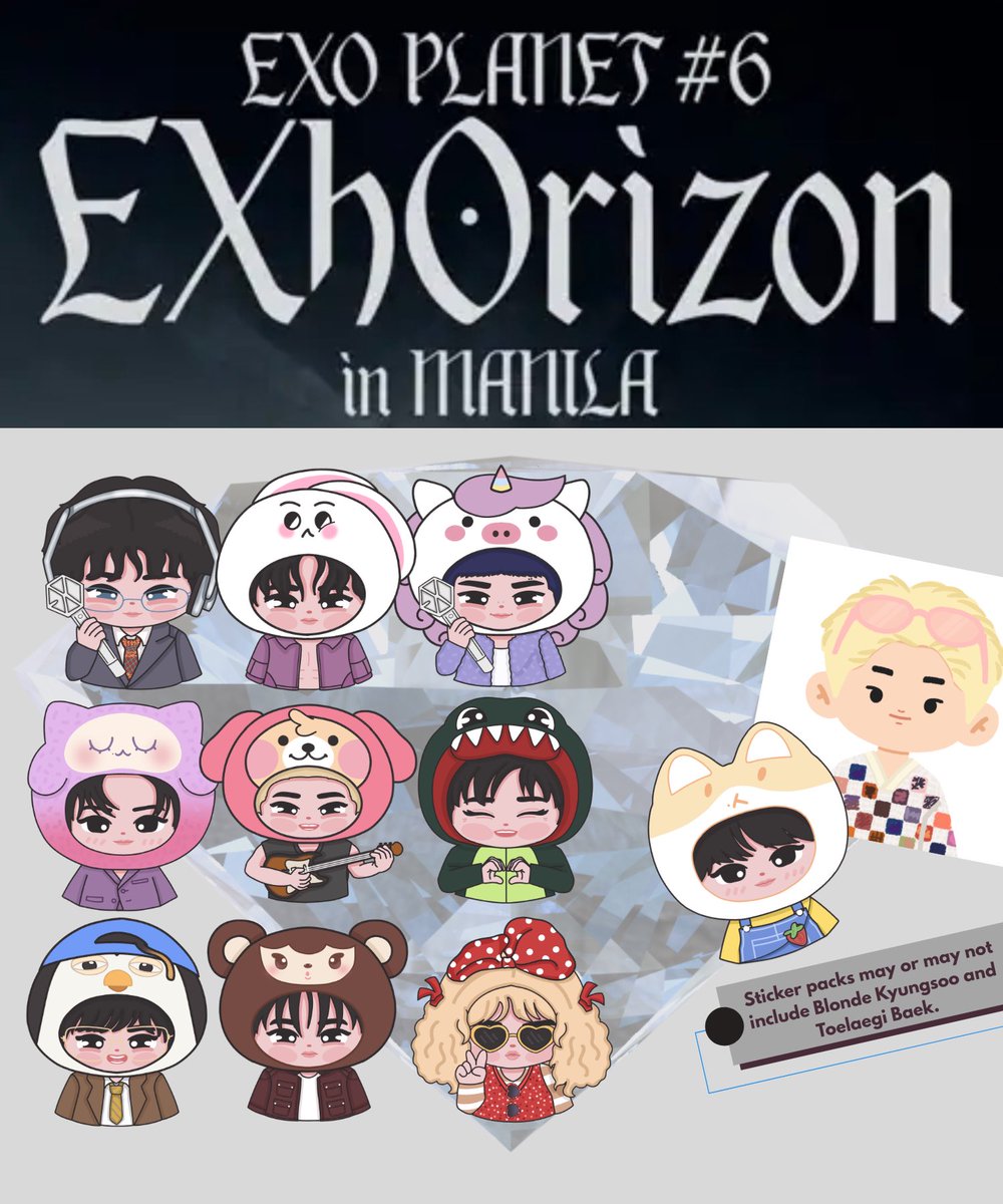 exoserifrvr's tweet photo. EXO PLANET # 6: EXhOrizon in Manila
✨freebies by: @exoserifrvr 

📅 07/04/26 &amp; 07/05/26
📍MOA arena

~ OT9 Vinyl sticker set
~ EXO Acrylic Keyrings 1:1
~ like &amp; rt
~ dm for trades

see you there!✨️

#EXO #엑소 #EXhOrizoninMANILA #EXhOrizon_in_Manila @weareoneEXO https://t.co/60hCtBqNRY