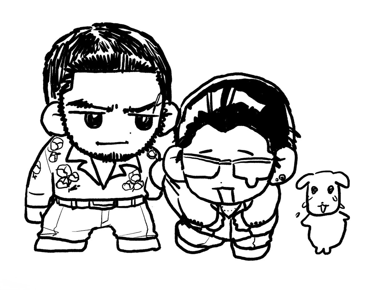 e_bukuro's tweet photo. 拳魂で配布してたかいひがポリ袋の背景に置いてた絵の中でこれが気に入ってます https://t.co/ZB8SV97lCR