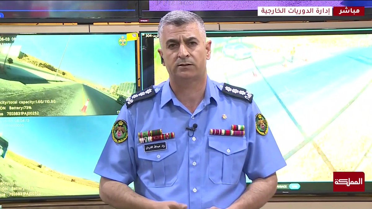 التعامل مع عدة حوادث مرورية على الطرق الخارجية | ضابط عمليات إدارة الدوريات الخارجية النقيب زياد الشرمان #حركة_السير 