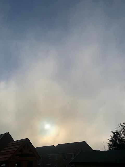 GeeGrenz's tweet photo. @BeulerDam Here are OUR Suns rays' highlighting something metallic. https://t.co/Einsd5Zhdc