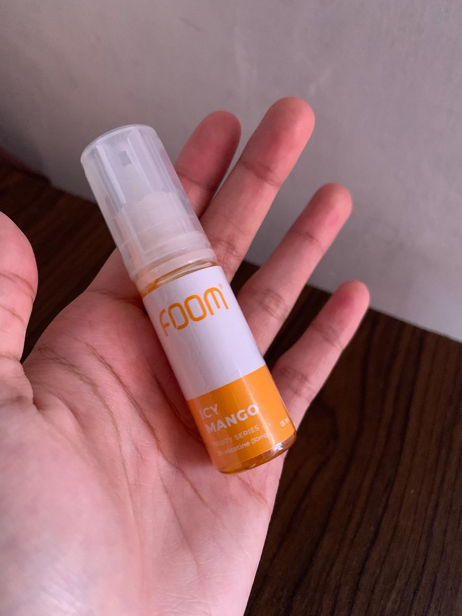 ayumiuiu's tweet photo. @encete127 foom icy mango only for 45k ajaa kak. masih baru banget dan full.  dom bandung bisa co oren https://t.co/jLZr39ECJ5
