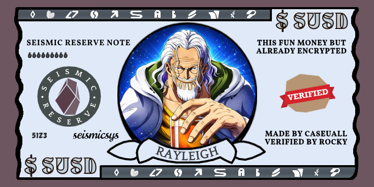 Rayleigh_com's tweet photo. Thank you @Caseuall for giving me this special @SeismicSys style note

As the world becomes closer thanks to globalized fintech, the application of blockchain in global financial transactions becomes faster and more optimal. 

Seismic provides a foundation for security and transactions to become safer and more reputable 

@NoxxW3
@xealistt
@heathcliff_eth