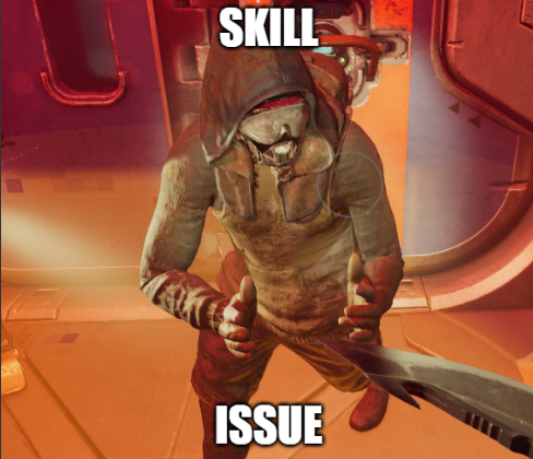 NoWaydxix's tweet photo. @Sleeperswaltz @GTFOthegame Ah, you see, your boosters lowered your hacking skill to much, meaning it is a: https://t.co/hSyWHM87Rq