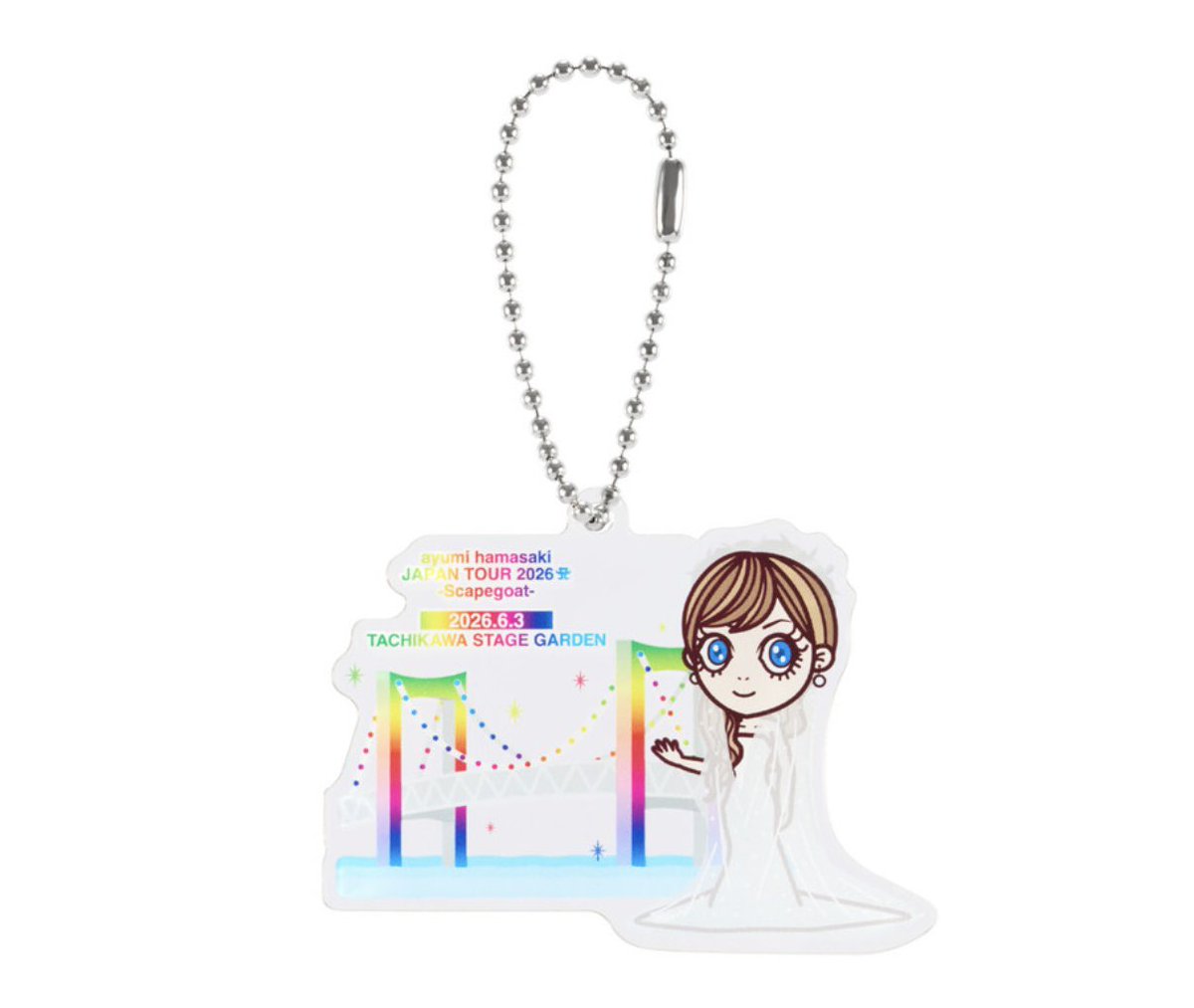 浜崎あゆみ 本日6月3日のayupan会場限定アクリルキーホルダー(アクキー