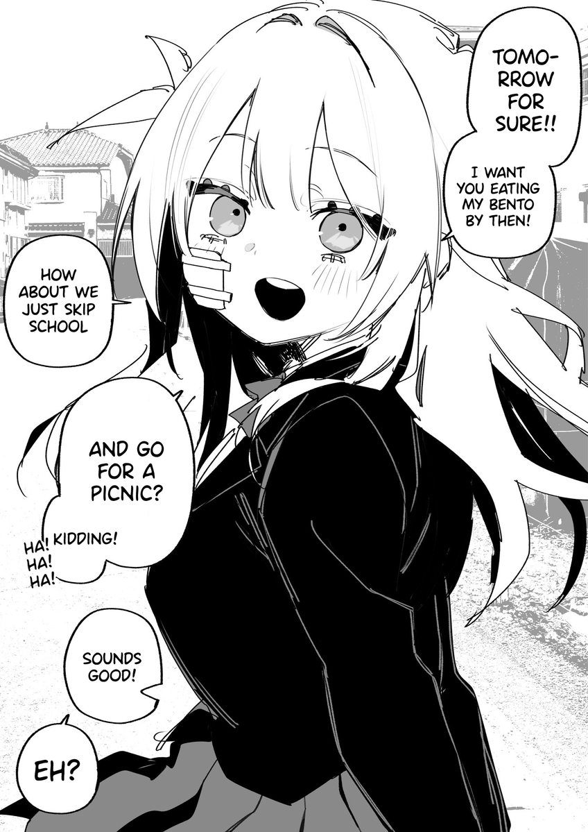 English Version! [I want you to eat my bento tomorrow, for sure