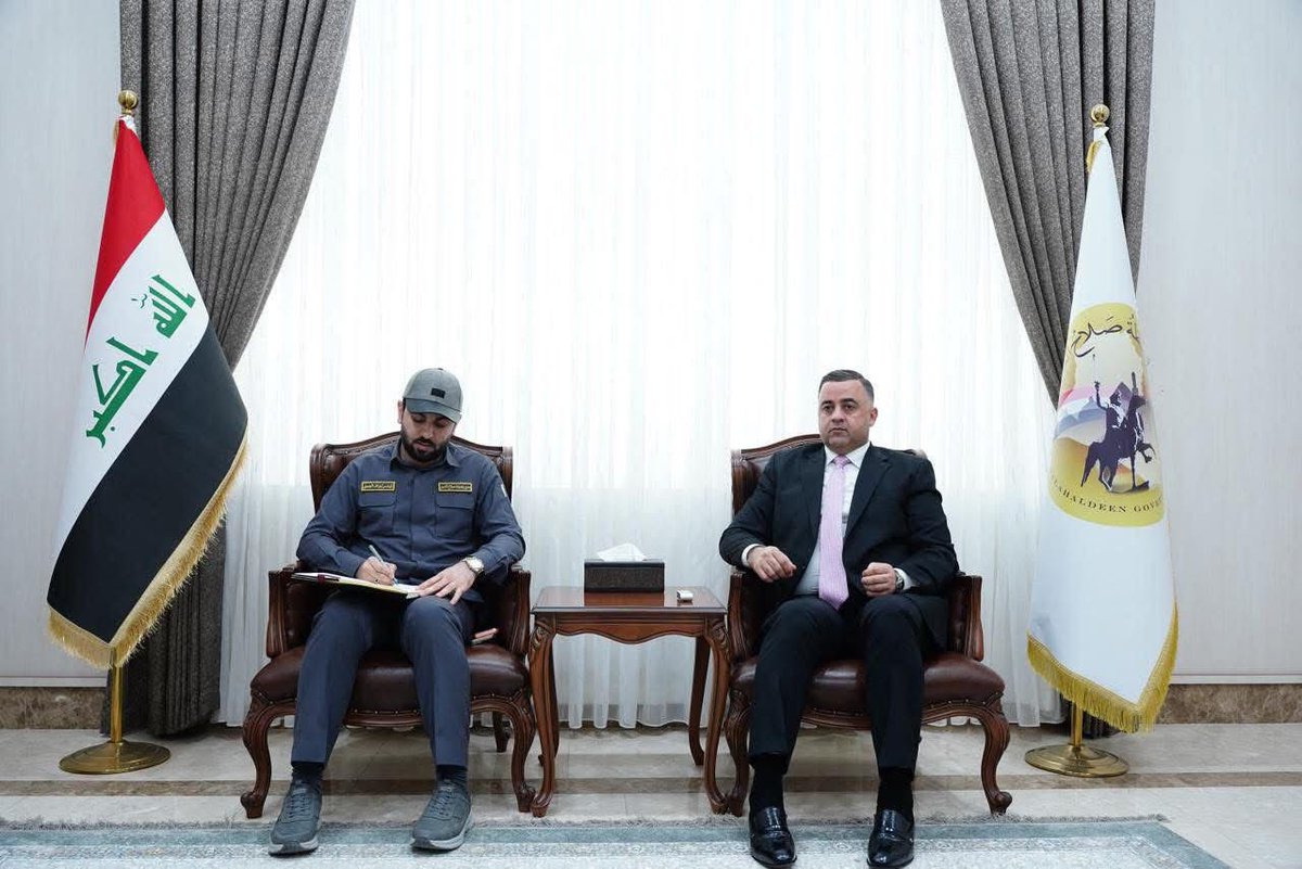 sdgoverner's tweet photo. محافظ صلاح الدين، يترأس اجتماعاً مهماً لمتابعة مشروع مدينة بيجي الجديدة.

https://t.co/2ObNna5uUR https://t.co/Mlg9BqRbSw