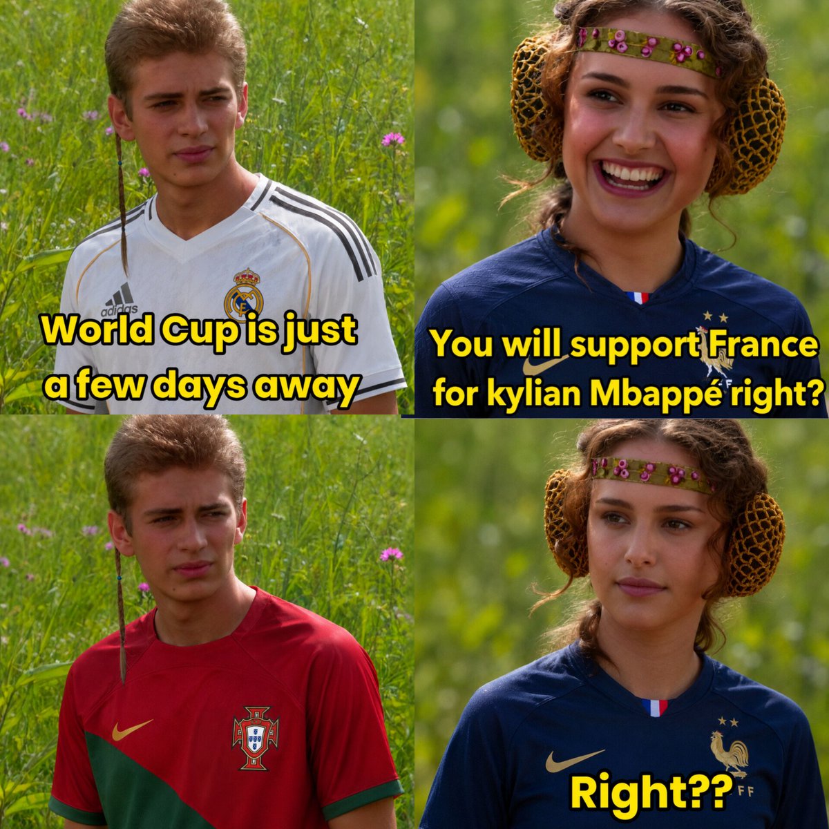 Uodinas's tweet photo. Real Madrid fans this world cup. https://t.co/n1uga3hPvy