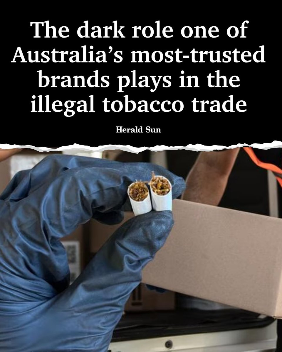 The biggest courier of illegal tobacco in Australia has been revealed — and  it's not who you think it is > https://t.co/9QZnApeDE7