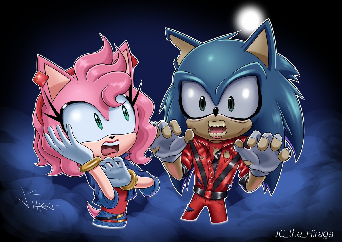 JC_Hrg's tweet photo. Thriller - Sonamy
#SonicTheHedgehog #SonAmy #AmyRose #MichaelJackson https://t.co/KjrmF4MZ5P