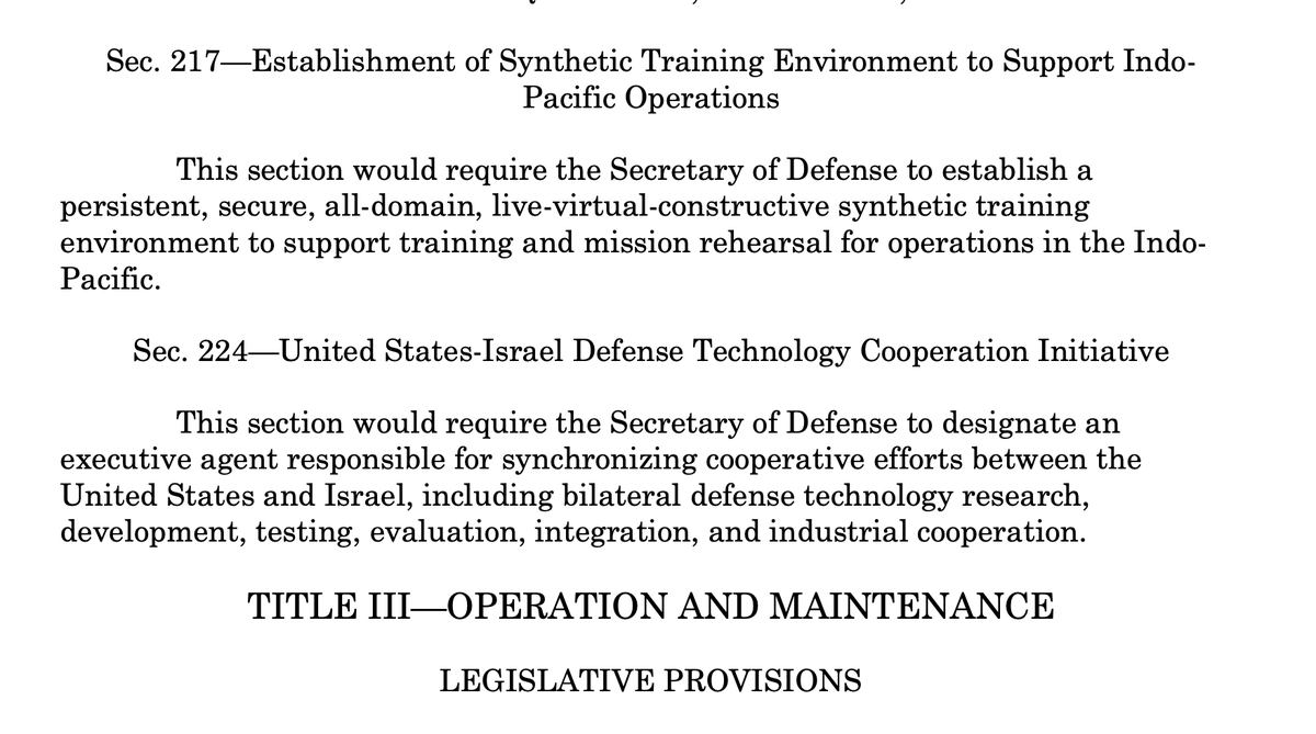 SpencerGuard's tweet photo. The misinformation around FY2027 NDAA Section 224 is actually impressive. The hate-filled accounts are banking on you never reading it yourself. No, Section 224 does NOT “fully merge the U.S. and Israeli militaries.” That’s ridiculous. It simply creates an office to better coordinate bilateral tech cooperation, expand joint R&D, and build on existing close ties for the benefit of the U.S. military. Anyone can Google the text. Few actually do. https://t.co/0tjzFz6XlS
