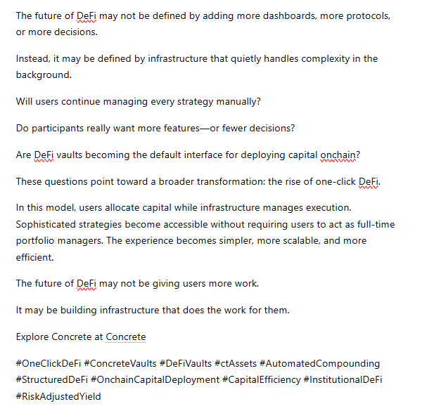 VnRuoith's tweet photo. The Bigger Shift Toward One-Click DeFi https://t.co/IBfNLPPeRg