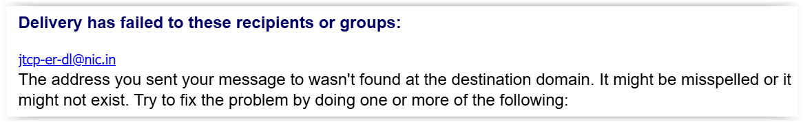 bmadhup's tweet photo. A list of emails of Police Officials on the website https://t.co/E6vS0fAy9L gives an impression of open-access of Public to Police.
However, some of the emails have domain "....nic.in" which bounces. So I wonder what is the use of giving non-working emails? @CPDelhi @AmitShah https://t.co/JQqjazcJrI