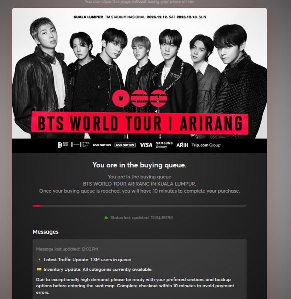ARIRANG WORLD TOUR tweet media