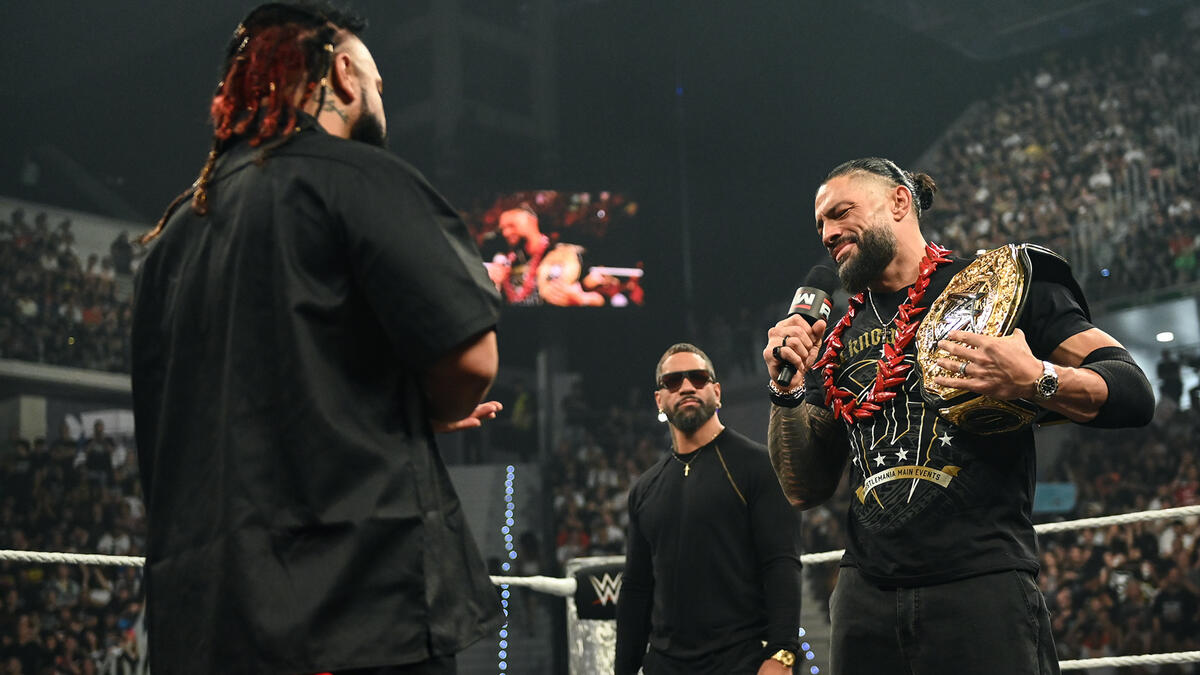 UndisputedReign's tweet photo. He Said "NOTHING BETTER THAN ACKNOWLEDGMENT DAY".

#RomanReigns https://t.co/1B1YctxAxm