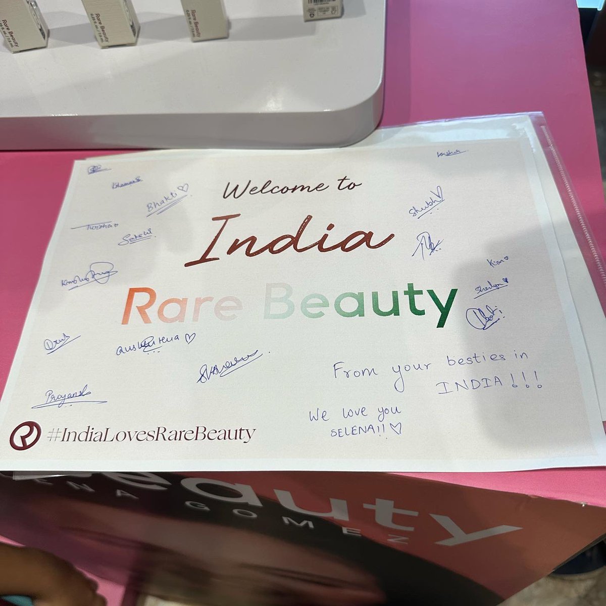 kiangupta's tweet photo. Just gotttaaaa throw it back to when @rarebeauty finally made itself to India and this lucky selenator (me) got to go to the launch! The team was beyond sweet and it was an honour ❤️🌸 https://t.co/wq4zOoBh1O