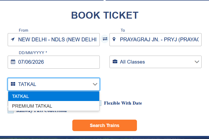adityx14's tweet photo. Why is normal ticket booking not available on irctc website ?@IRCTCofficial @RailMinIndia https://t.co/7AXQgmSLja