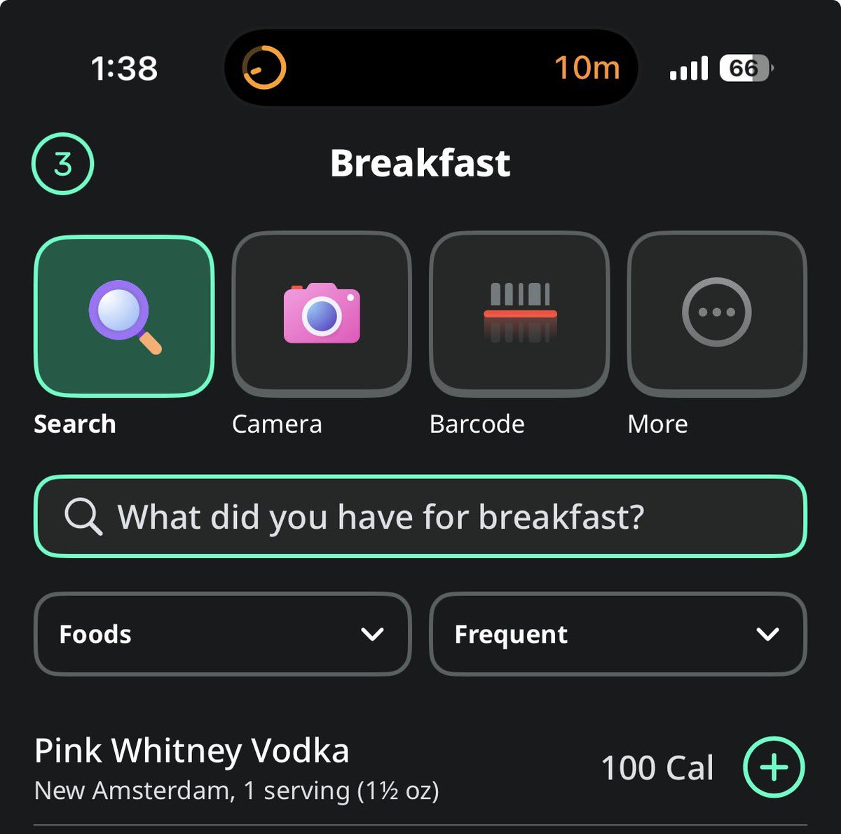 vivdoesnteat's tweet photo. even the calorie app already knows what im throwing down 😋🙏 https://t.co/0csbTHrDIR
