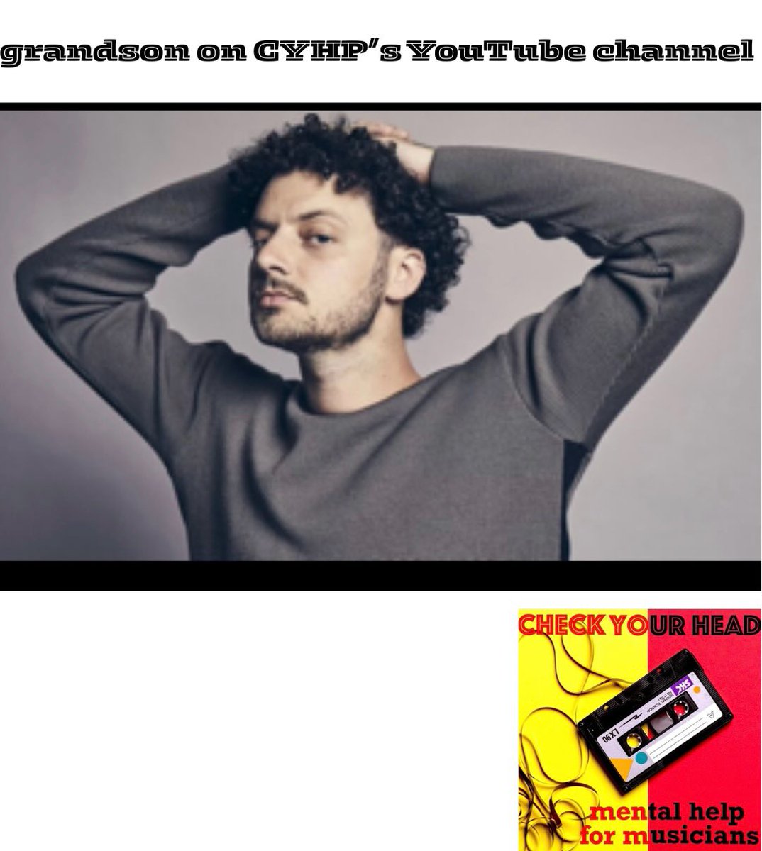 checkheadpod's tweet photo. Singer/songwriter @grandson speaks on manic episodes, suicidal ideation, psychedelics, and ADHD on @checkheadpod's YouTube channel
https://t.co/zQbHHBVr0g
"Going through a low patch or like a manic episode, I can usually trace back to something in my toolkit that is being
1/3 https://t.co/96mIBqUP29