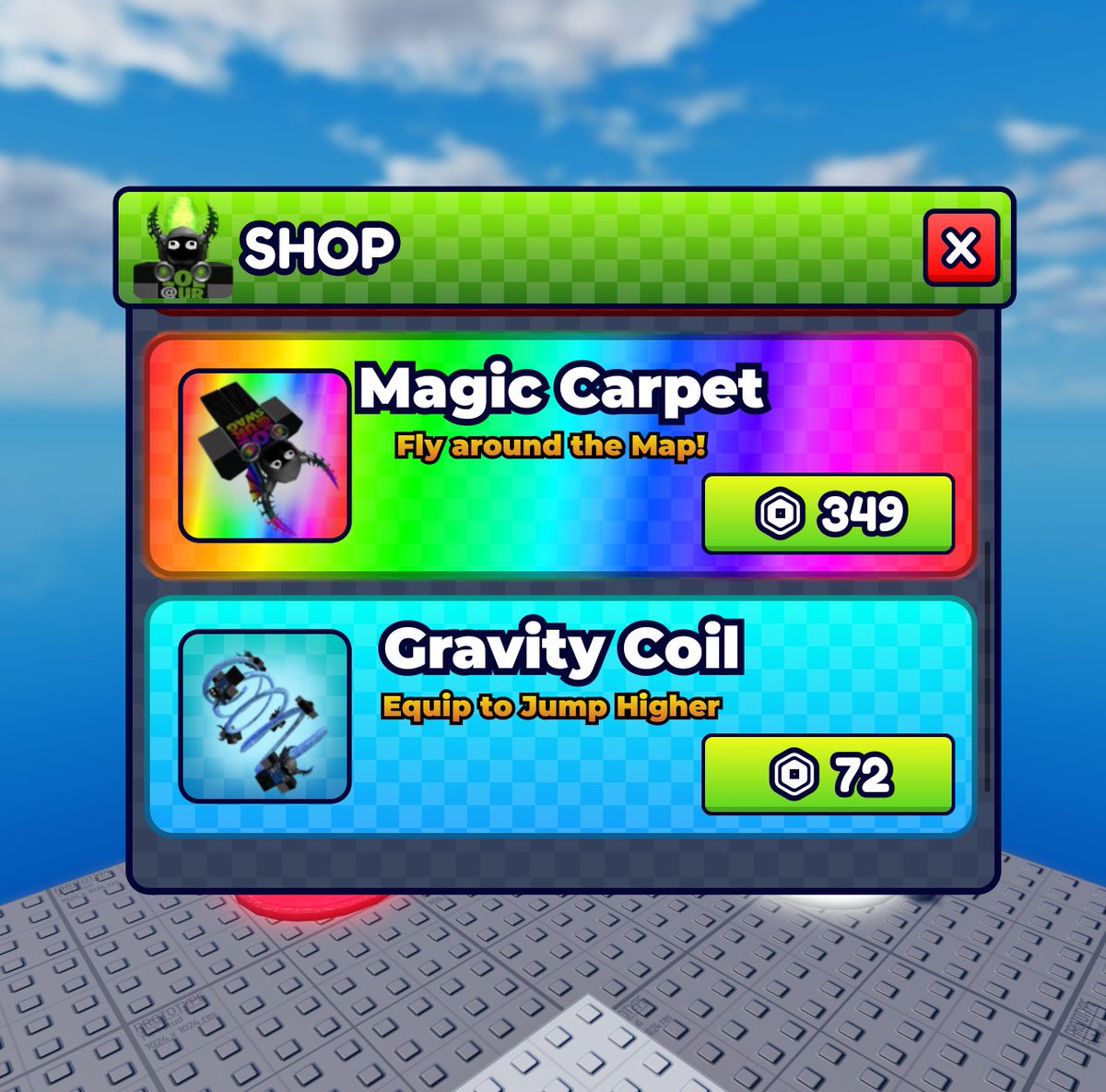 Declanitory's tweet photo. shop ui done 🤑🤑 https://t.co/ylQHrLQJ1W