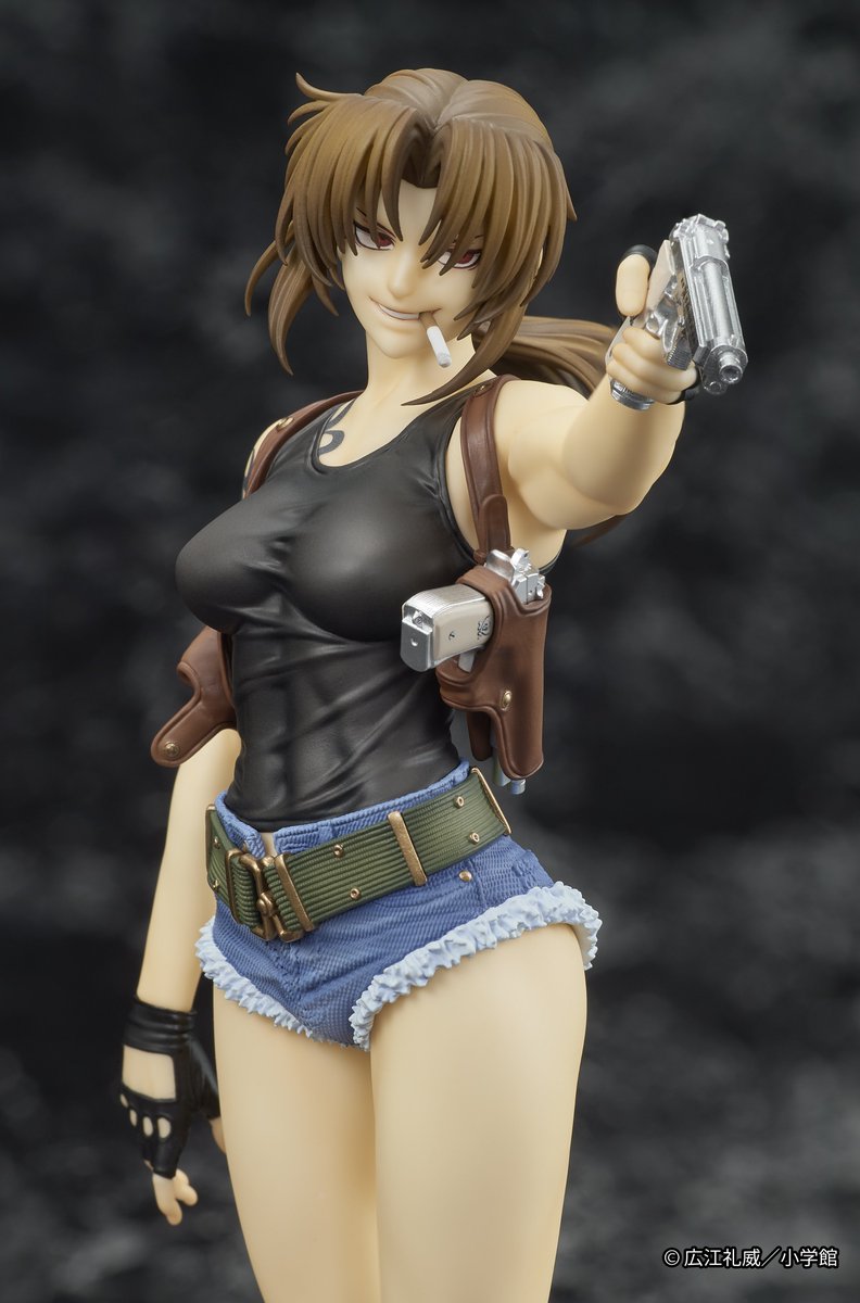 DIGjpn_official's tweet photo. ＼＼好評予約中／／

大人気コミックス『#BLACK_LAGOON』より、
"二挺拳銃"「#レヴィ」が、超精密デジタル造形ブランド【#DIGSTA】でフィギュア化‼️

ソードカトラスや衣装の細部まで完全再現、
広江礼威先生のイラストをあしらった特製アクリル台座も付属。

さらに、DIG公式オンライン限定特典『差し替えフェイスパーツ』を絶対に見逃すな‼️

確実に入手するなら今すぐ予約👇
URL：https://t.co/RiFruriDXN