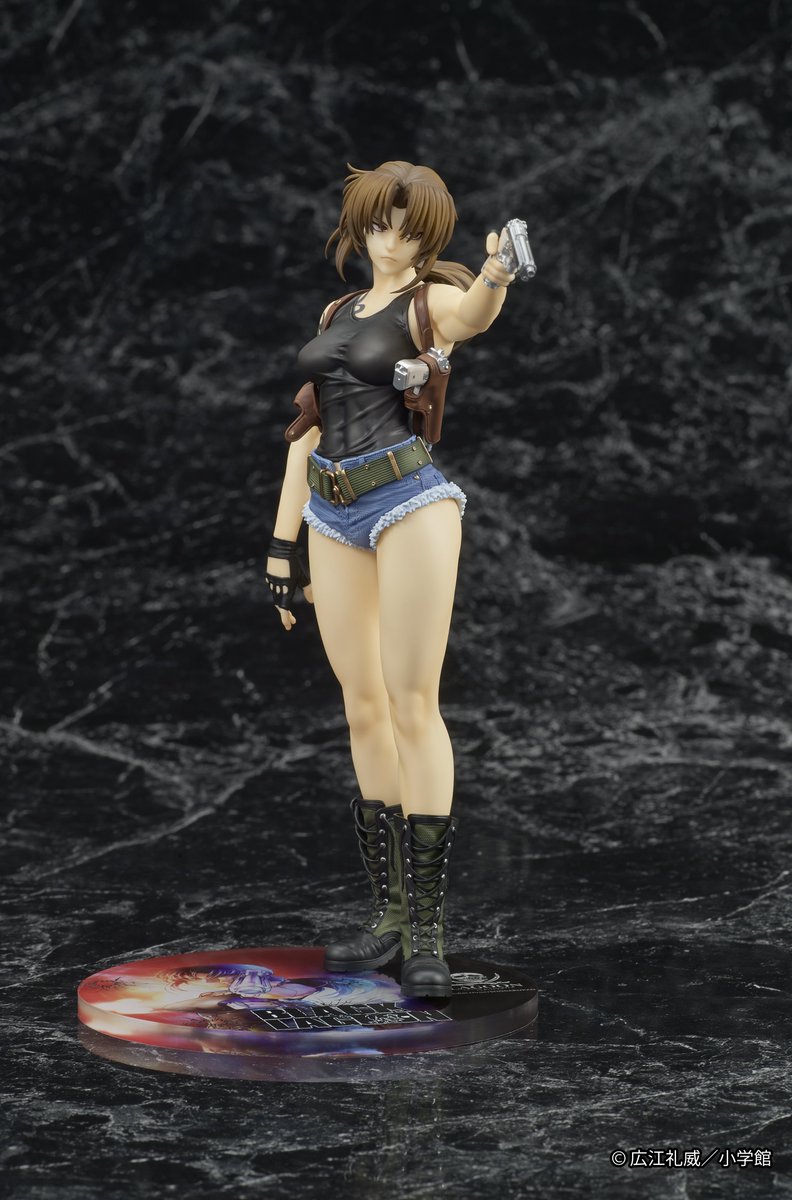 DIGjpn_official's tweet photo. ＼＼好評予約中／／

大人気コミックス『#BLACK_LAGOON』より、
"二挺拳銃"「#レヴィ」が、超精密デジタル造形ブランド【#DIGSTA】でフィギュア化‼️

ソードカトラスや衣装の細部まで完全再現、
広江礼威先生のイラストをあしらった特製アクリル台座も付属。

さらに、DIG公式オンライン限定特典『差し替えフェイスパーツ』を絶対に見逃すな‼️

確実に入手するなら今すぐ予約👇
URL：https://t.co/RiFruriDXN