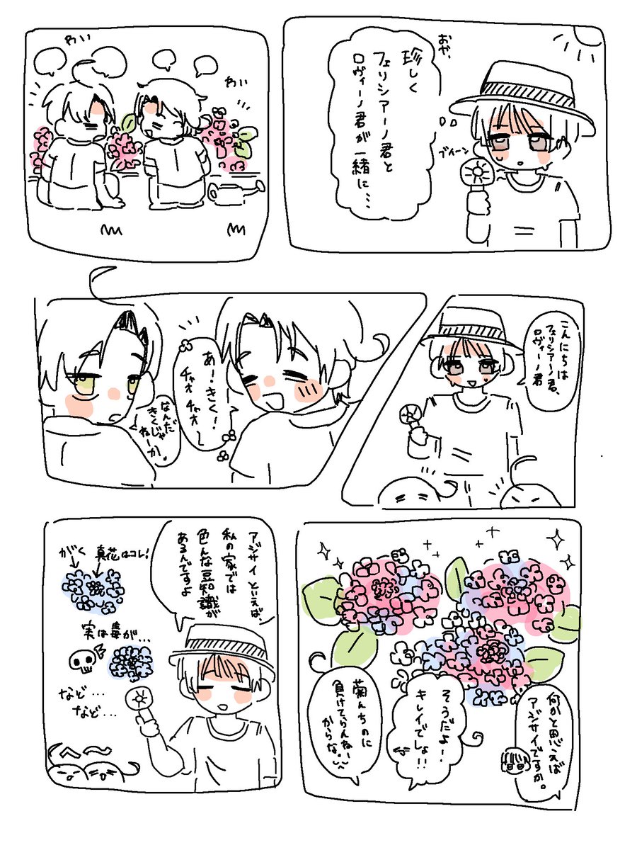 pankomasi_0441's tweet photo. あじさい(1/2) https://t.co/UF3VDULcBg