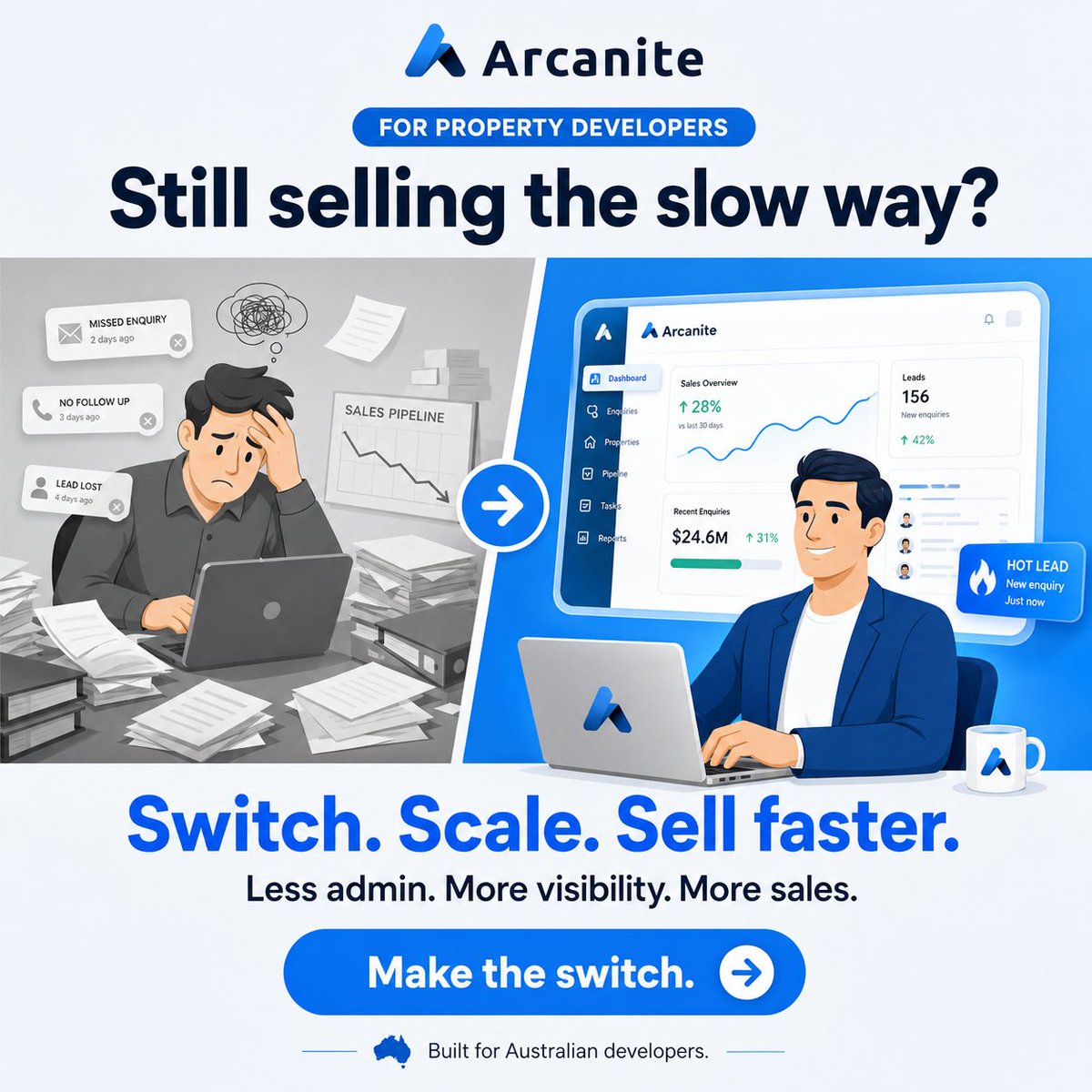 Arcanite_au's tweet photo. The biggest players in Australia are already here.

See why they prefer the easy way 👇 

Book a demo here. No strings.
https://t.co/5TtySX9FhO https://t.co/KwXi4JPfNW