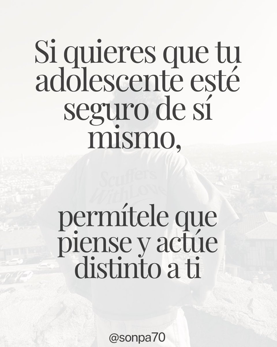 sonpa70's tweet photo. Nuestros adolescentes no siempre nos escuchan pero nos observan a diario.

No hay mejor manera de educar que con nuestro propio ejemplo.

#ejemplo #adolescencia https://t.co/I76xEJPQ6c