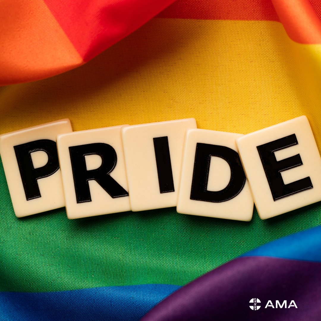 ama_media's tweet photo. 🌈 People who are LGBTQIASB+ deserve healthcare environments where they feel safe, affirmed, respected, and understood. This Pride Month, we stand with LGBTQIASB+ patients, doctors, and healthcare workers. https://t.co/MfgNAacZN3