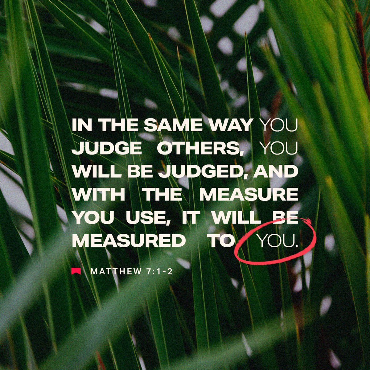 Nine23Time's tweet photo. @RET_423 @thaddeusthought Jesus literally says that in Matthew 7:1-2.
Apparently you’ve never read the Bible and have no idea what it says. (Being sarcastic of course.) https://t.co/tdroCKevej