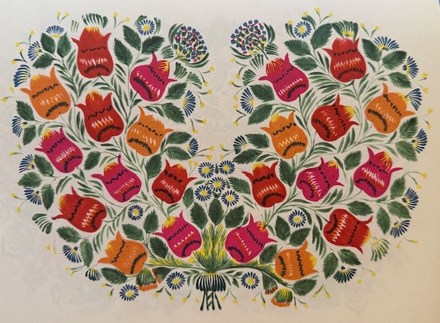 DnabbLib's tweet photo. Н. Білокінь. Декоративне панно «Дзвіночки». 1962 р. Світлина з видання: Статива О. Майстер декоративного розпису Надія Білокінь. Київ: Мистецтво, 1966. С. 9. https://t.co/oivhl5Hk8M