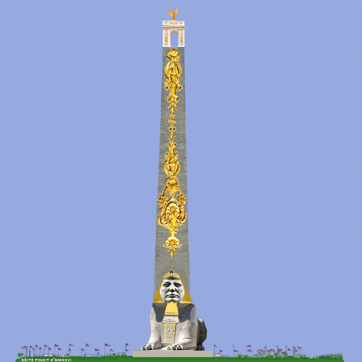 RussellSeitz's tweet photo. @thinkingwest Never fear ! Trump will save The Monument Formerly Known As Washington  from succumbing to decay. https://t.co/IGHlw7vyOH