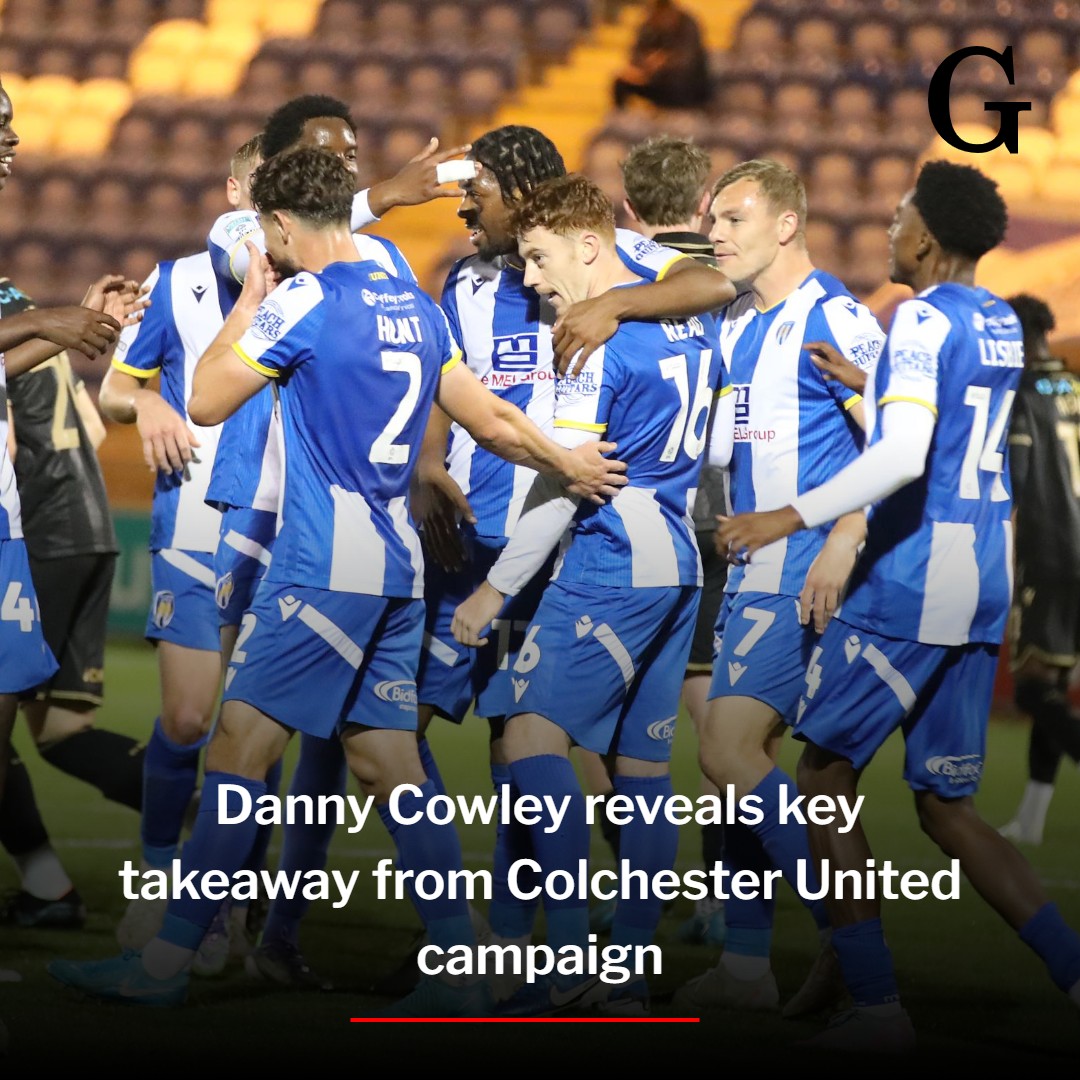 JonWaldron1's tweet photo. Colchester United boss Danny Cowley has been reflecting on the season and where his side need to improve in order to be League Two promotion contenders, next time around #ColU ⬇️

https://t.co/O8JYtZshLt https://t.co/bU9koJzFPg