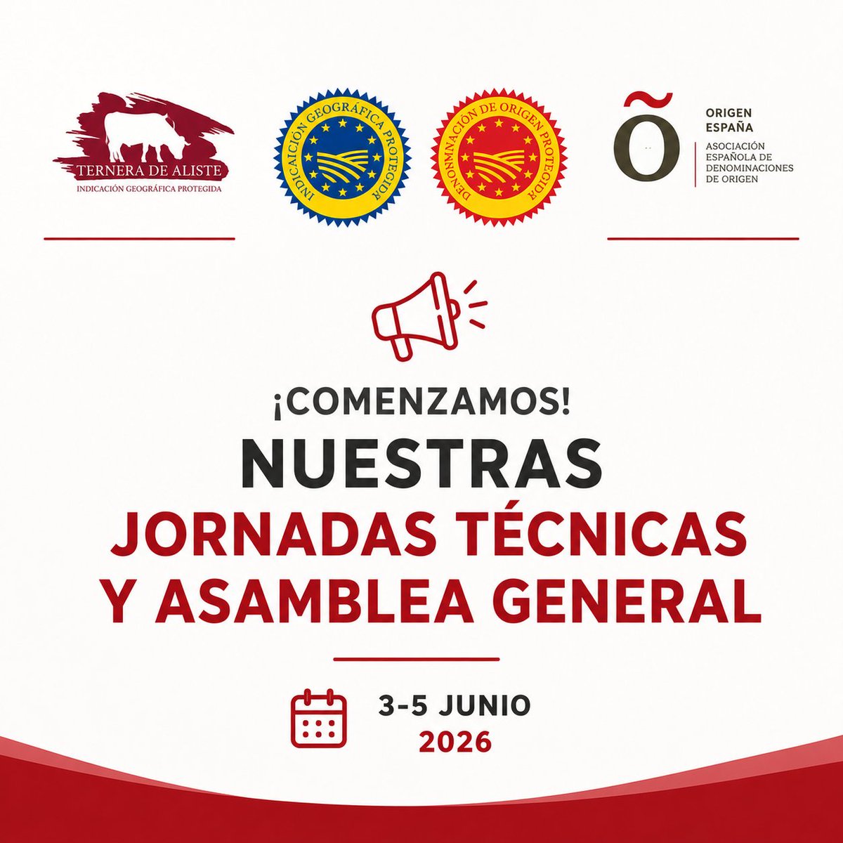 OrigenEspana's tweet photo. 📍 Hoy arrancan en Zamora las XVII Jornadas Técnicas y Asamblea General de @OrigenEspana, con cerca de un centenar de representantes de DOP e IGP.
Tres días para debatir, compartir experiencias y seguir fortaleciendo el sistema de IIGG. Gracias a la @TerneraAliste por su acogida. https://t.co/xW3NluWREN