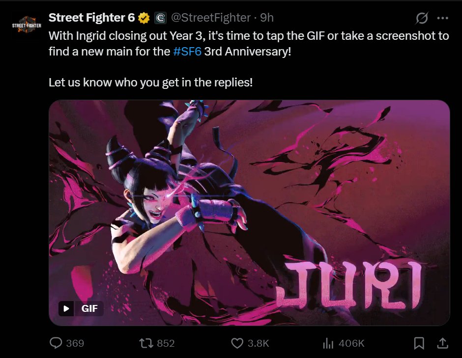 ItsRuneless's tweet photo. Whelp, guess its confirmed that Imma play Juri https://t.co/qMQdqly4ag