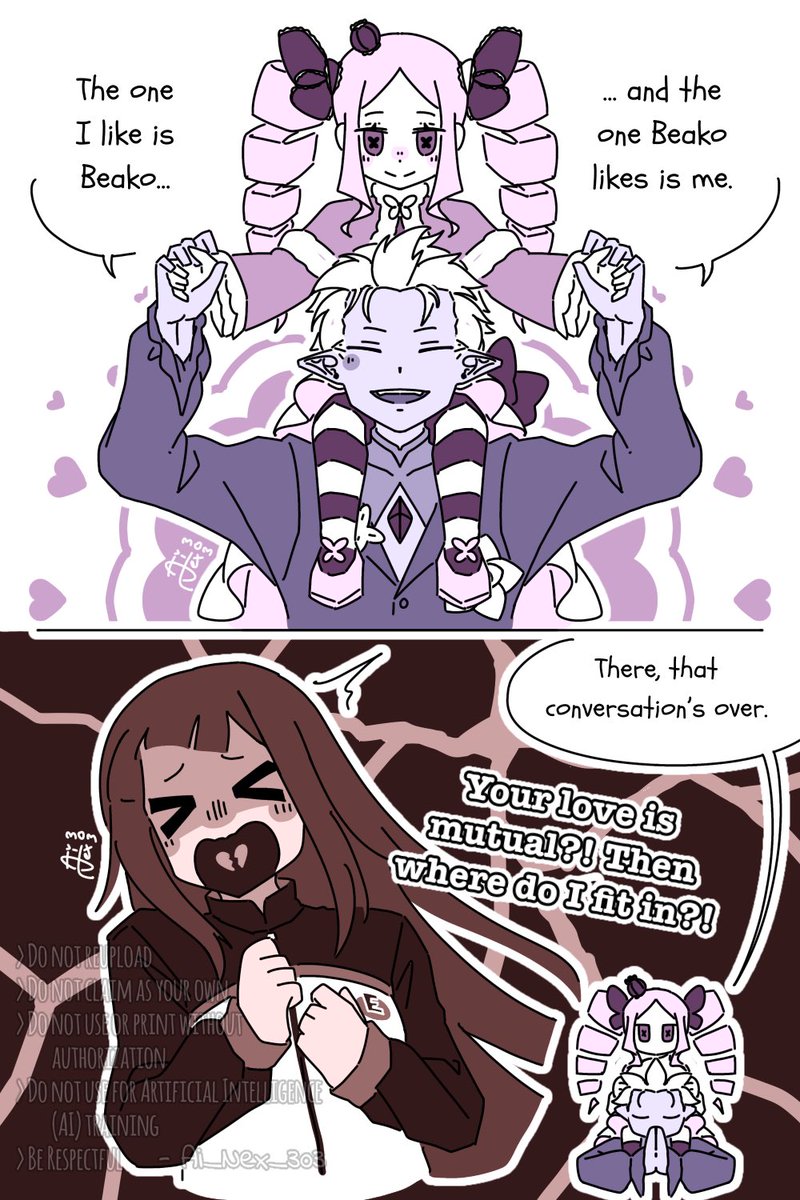 Ai_Nex_303's tweet photo. Loving the Role-Re:Versal if
(I do think the characters should have some of their original personalities. Emilia is already quite tomboyish, so I can kinda visualize her in Subaru’s role, but I struggle to imagine Subaru as the pure Emilia)

#rezero #リゼロ #subaemi #スバエミ https://t.co/rscTGpZFNt