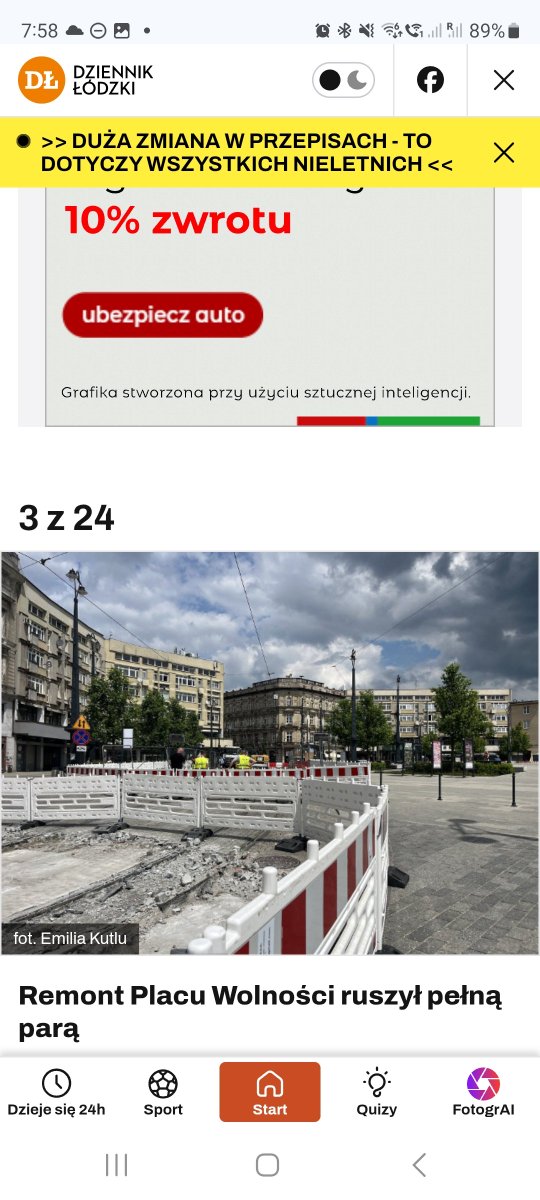 Mi_Chudzik's tweet photo. @Miasto_Lodz  to unikalne miasto. 2 lata temu za 35mln położono kostkę na Pl. Wolności, aby obecnie ją zdjąć i zalać beton. Jakie pomysły za kolejne 2 lata? https://t.co/7bGepesNZe
