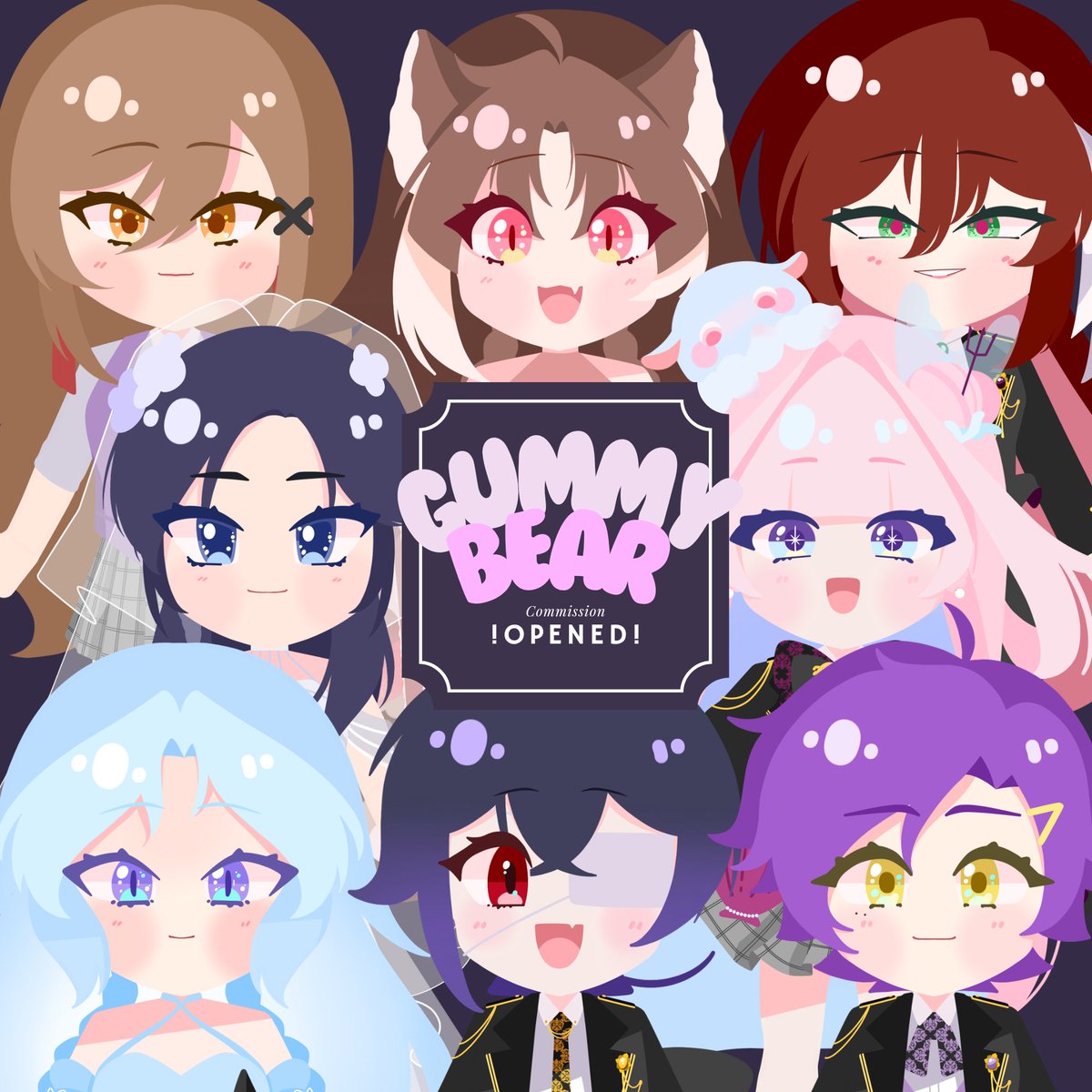 lemonmixice's tweet photo. Hello everyone! Lemon Summer Camp is back with
GUMMY BEARS 🐻 MENU!

A chibi YCH commission~

Price list:
Local - IDR 35K/character
Internasional - $10/character

Ko-fi payment available!
https://t.co/gPZtUObhaM

Feel free to drop by! https://t.co/aBWrzzjTLK