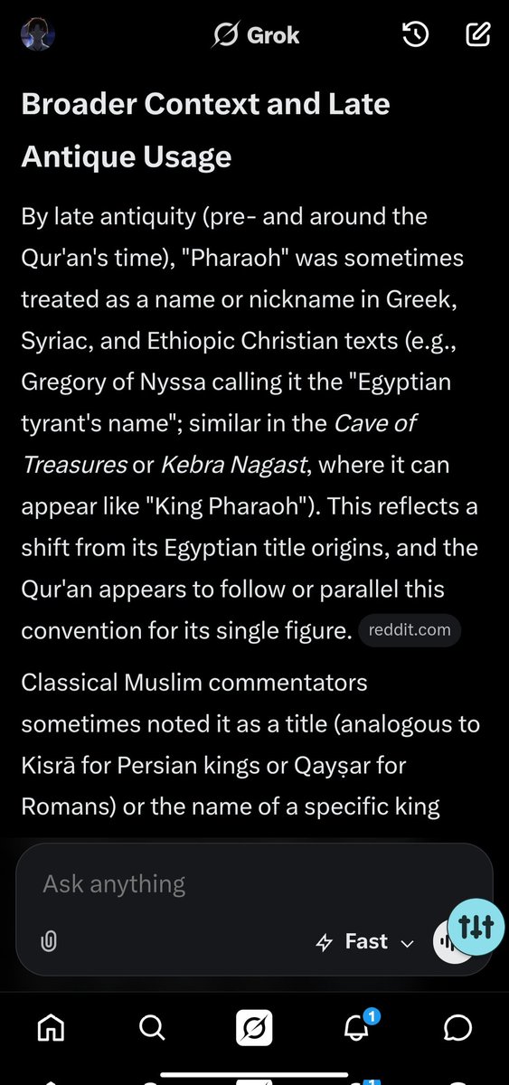 cryptojay02's tweet photo. @DuryaKaz @TaymiApologia @RealRayza Bro you think you lying scholars will tell you Muhammad made a blatant error when he was writing down the stories he was hearing.

This is the academic scholarship consensus on the use of Fir'awn in the quran,

No serious scholar will tell us the quran didn't make an error https://t.co/Ta8T0uERMJ