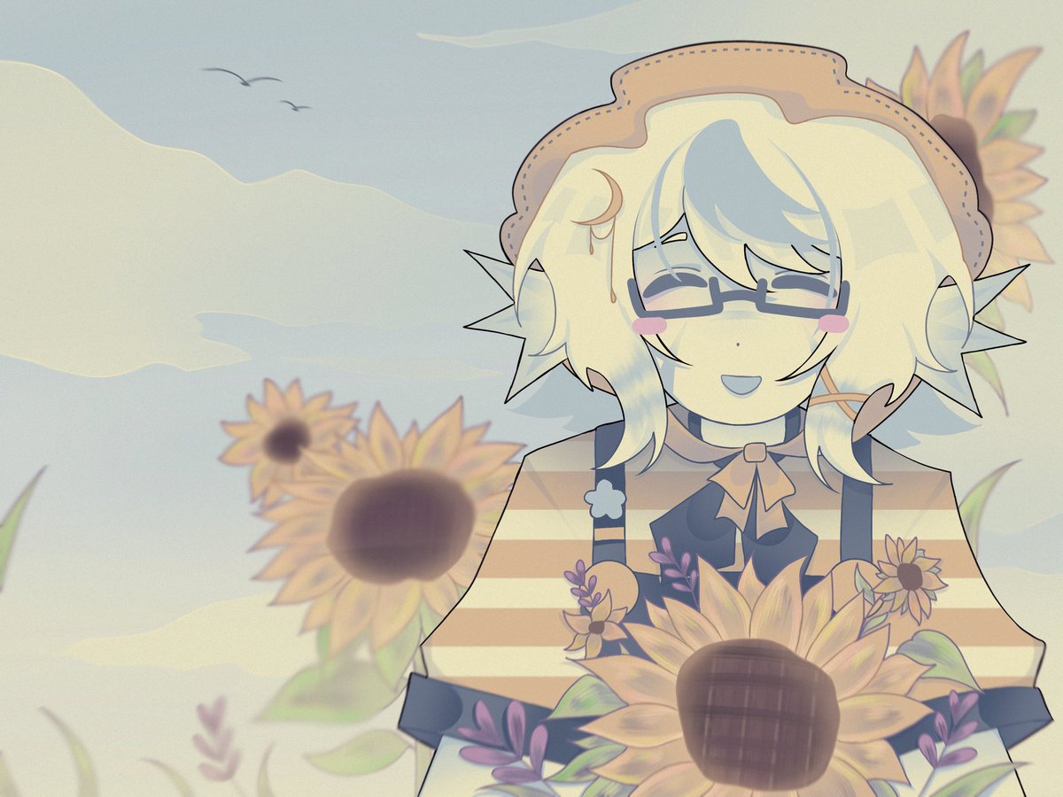 Allupulkado's tweet photo. 🌻+🐟
#OC #artㅤㅤㅤㅤ https://t.co/064vvPni6R