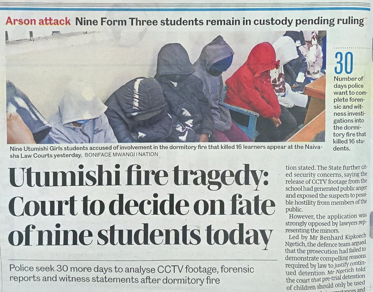 DrBKhalwale's tweet photo. These nine beasts, arsonists, mass murderous and agents of crimes against humanity do not deserve even one more day on earth. They should be processed for instant punishment.
Sadly the drama of appearing in court for mention dates, hearing dates, postponing and further postponing has now began!