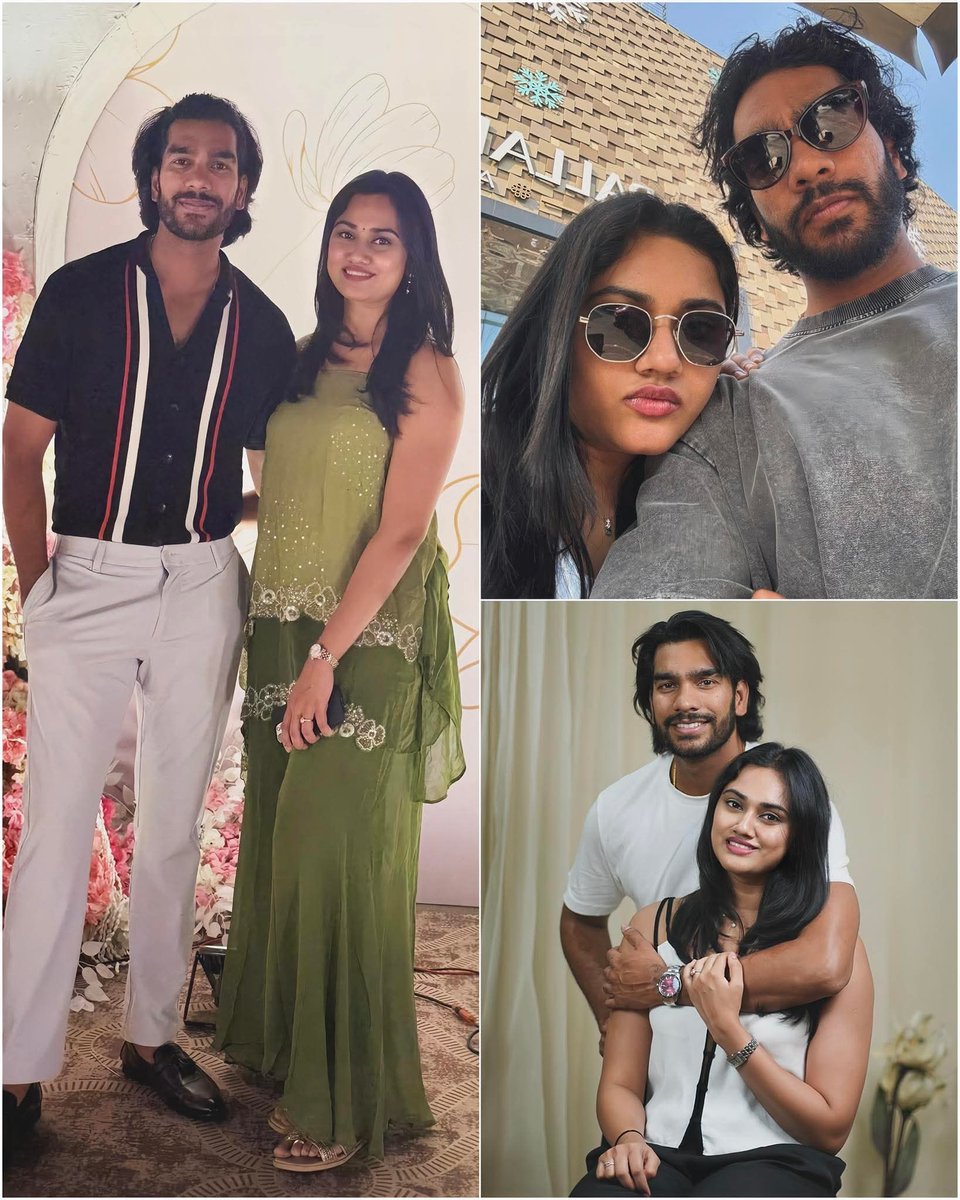 cricketchamber's tweet photo. Venkatesh Iyer and his wife ❤️😍 https://t.co/fhvQe6OKOb