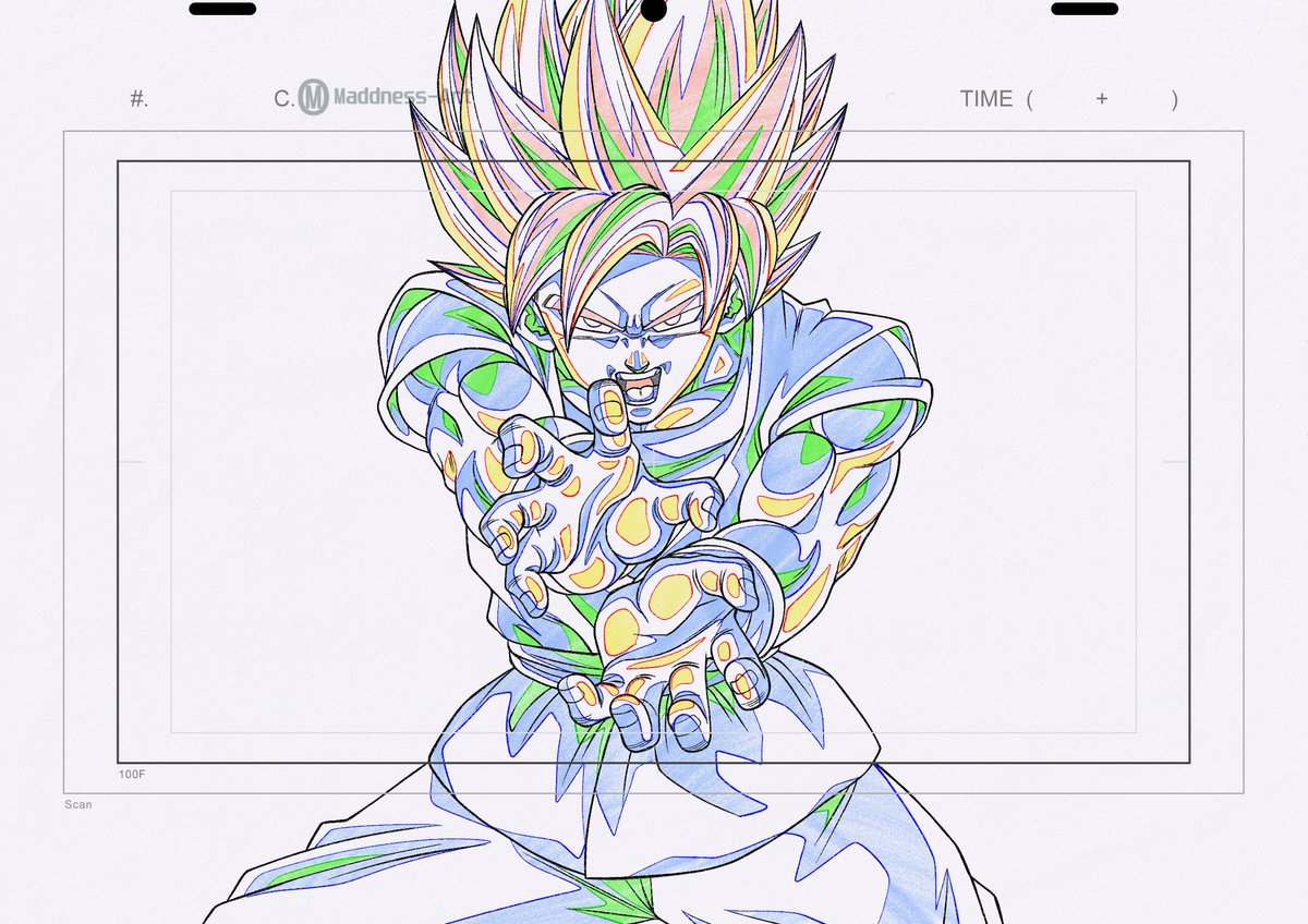 MaddnessArt's tweet photo. Dragon Ball Daima- Kamehameha!!!!! Super Saiyan Son Goku https://t.co/y8s2s9gdz3